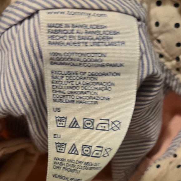 Tommy Hilfiger Pink Bermuda Shorts Casual Cotton Ladies 6 - Picture 10 of 10